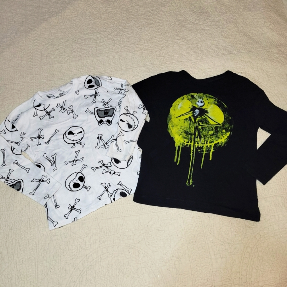 Kids Nightmare Before Christmas long sleeve shirts